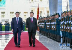 澳门葡京官网国家主席习近平在比什凯克同吉尔吉斯斯坦总统热恩别科夫会谈
